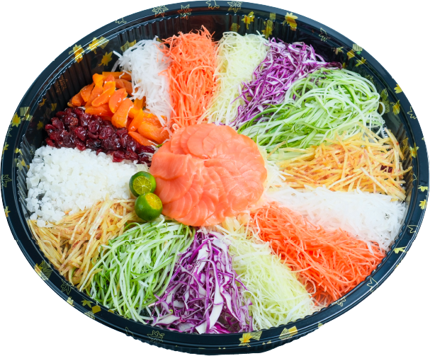 PERANAKAN NYONYA YU SHENG <br> Popular with family gatherings