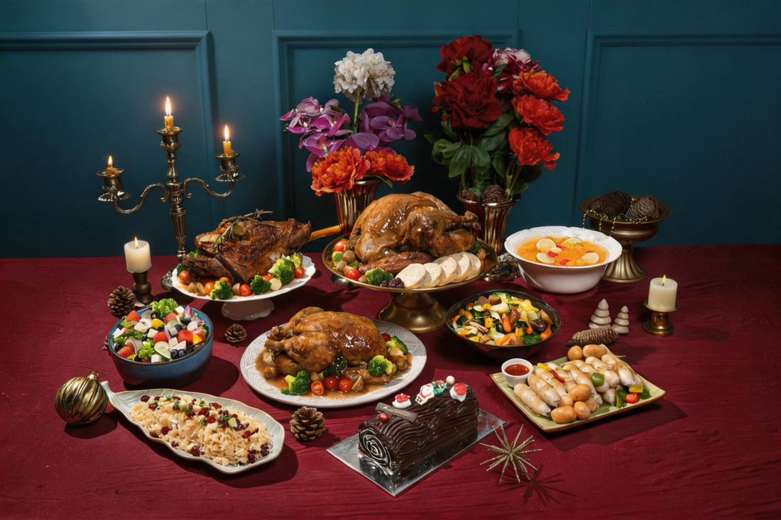 Penang Culture Christmas catering spread