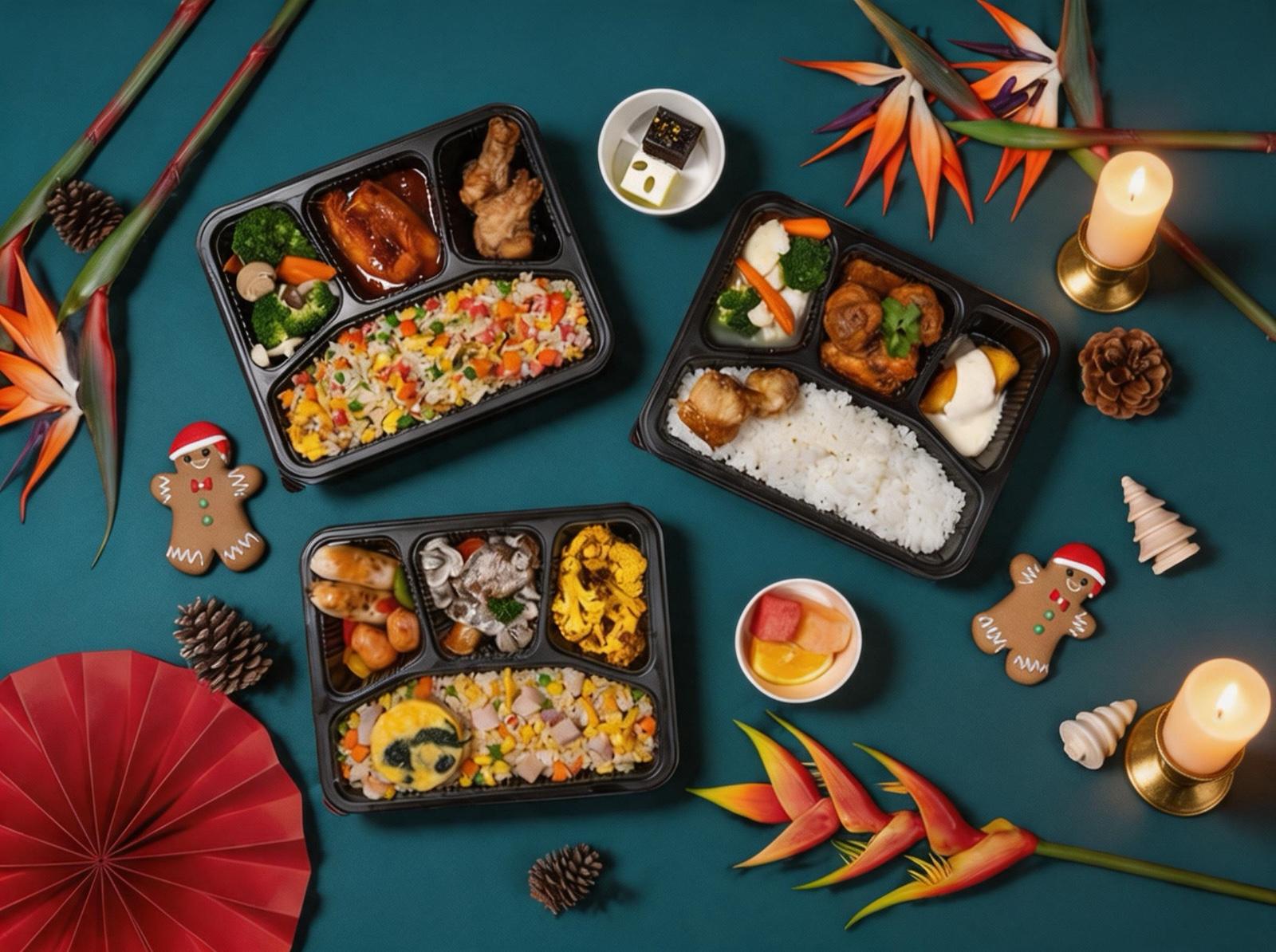 Penang Culture Christmas catering spread
