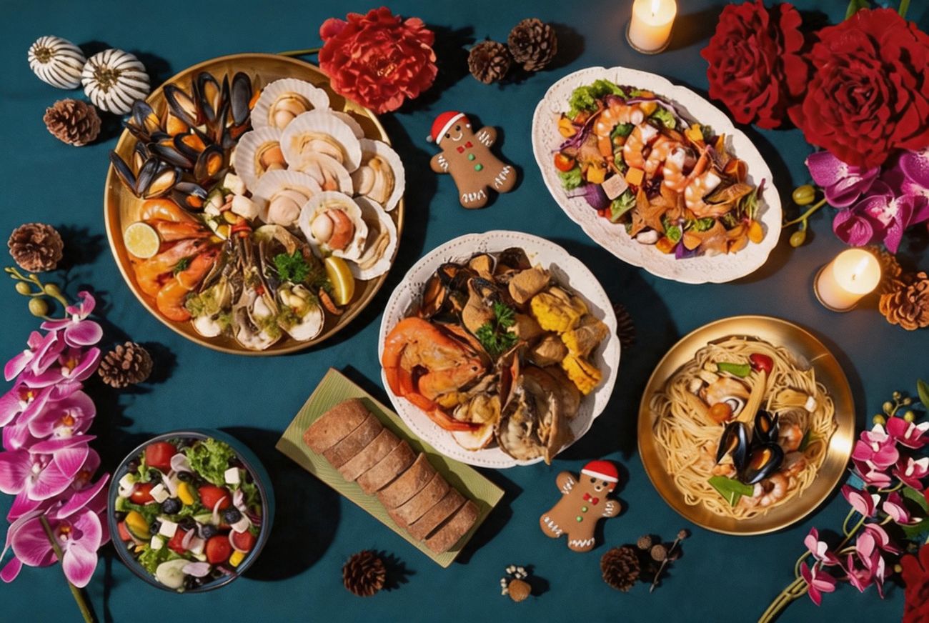 Penang Culture Christmas catering spread